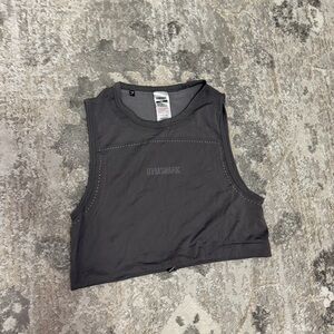 Gymshark Brown Cropped Tank